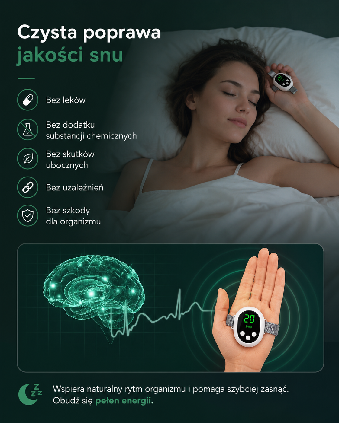 Inteligentne urządzenie do relaksu i redukcji stresu NeuroCalm™