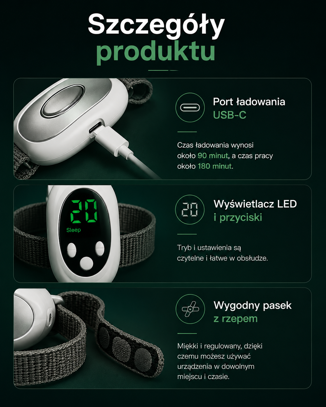 Inteligentne urządzenie do relaksu i redukcji stresu NeuroCalm™