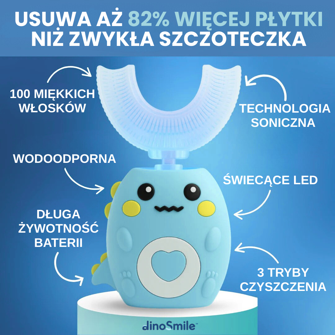 Szczoteczka soniczna dla dzieci DinoSmile™
