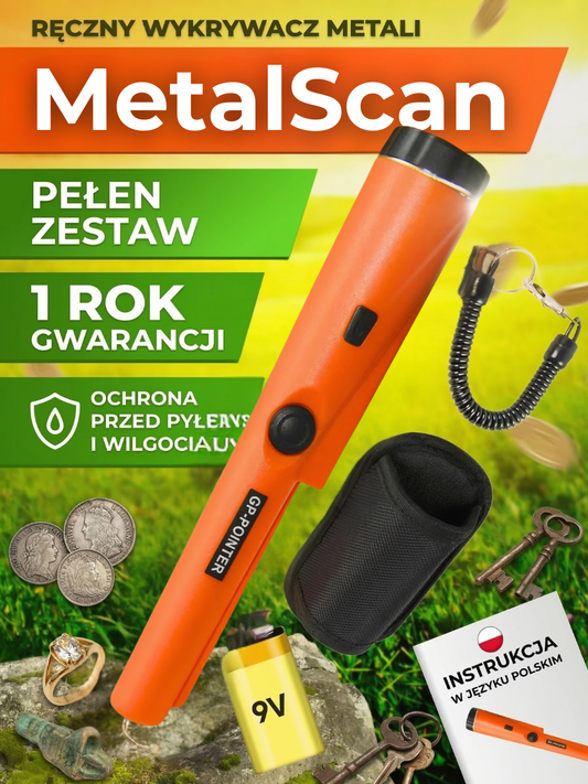 MetalScan™ - mocny wykrywacz metalu
