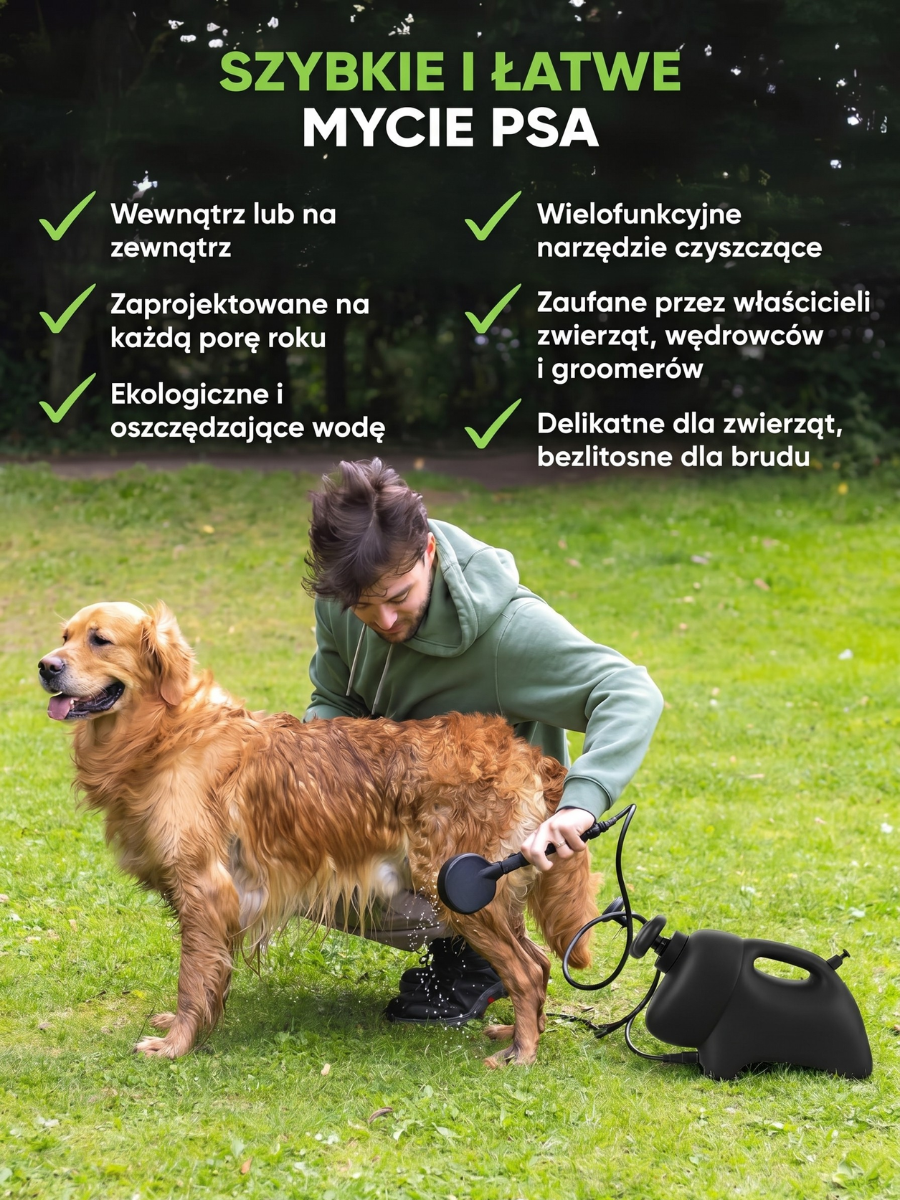 Przenośna myjka Wash&Go™ 8L