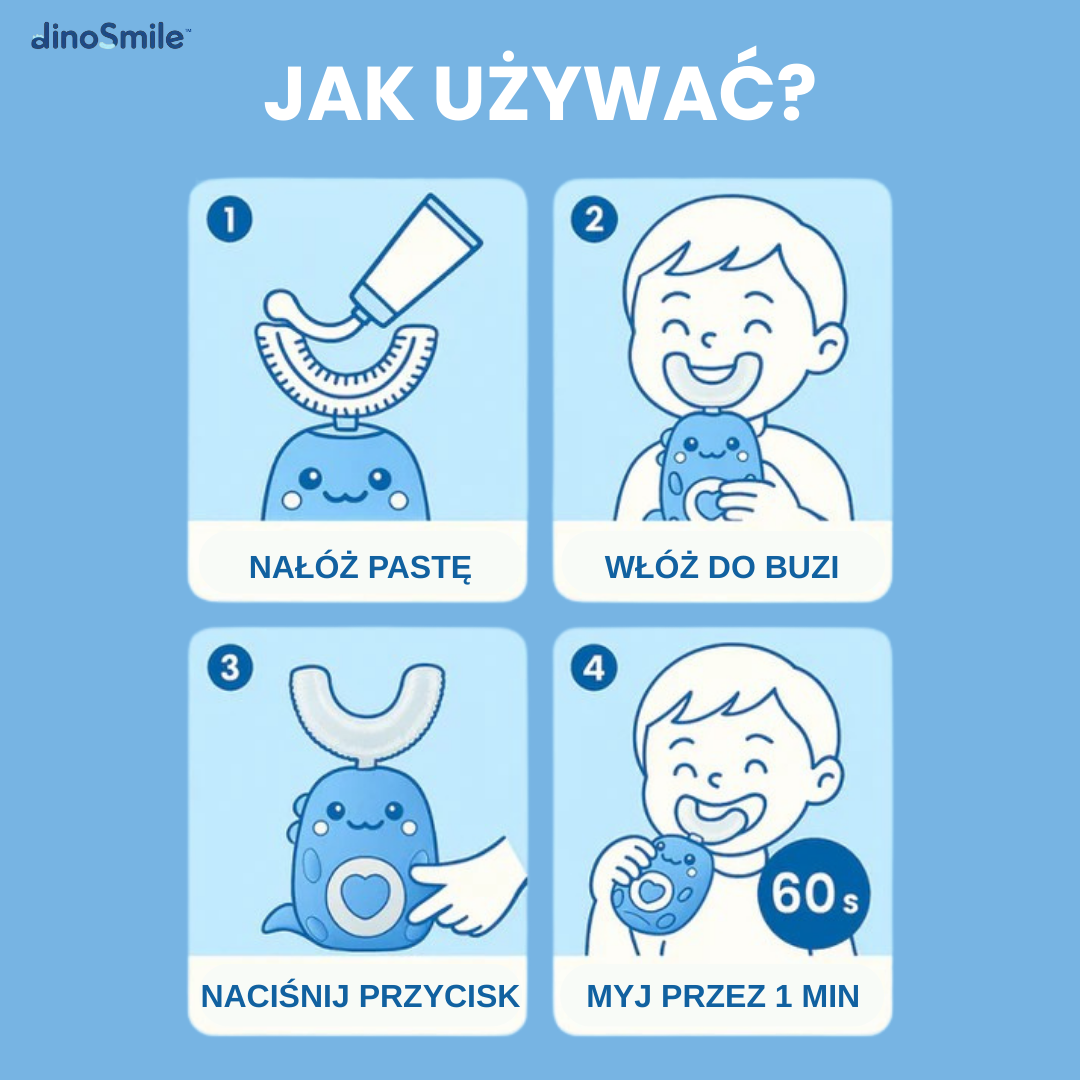 Szczoteczka soniczna dla dzieci DinoSmile™