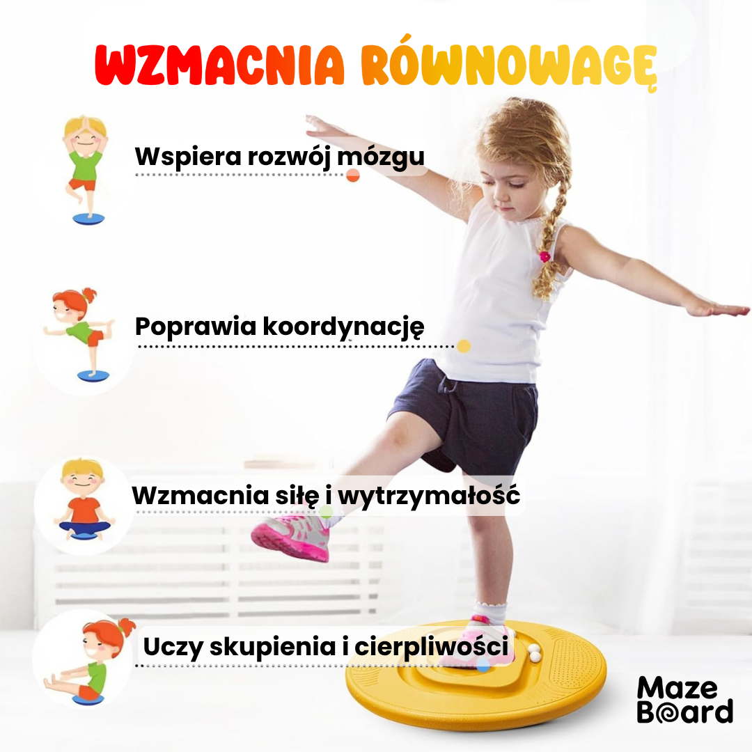 Balansująca deska z labiryntem MazeBoard™