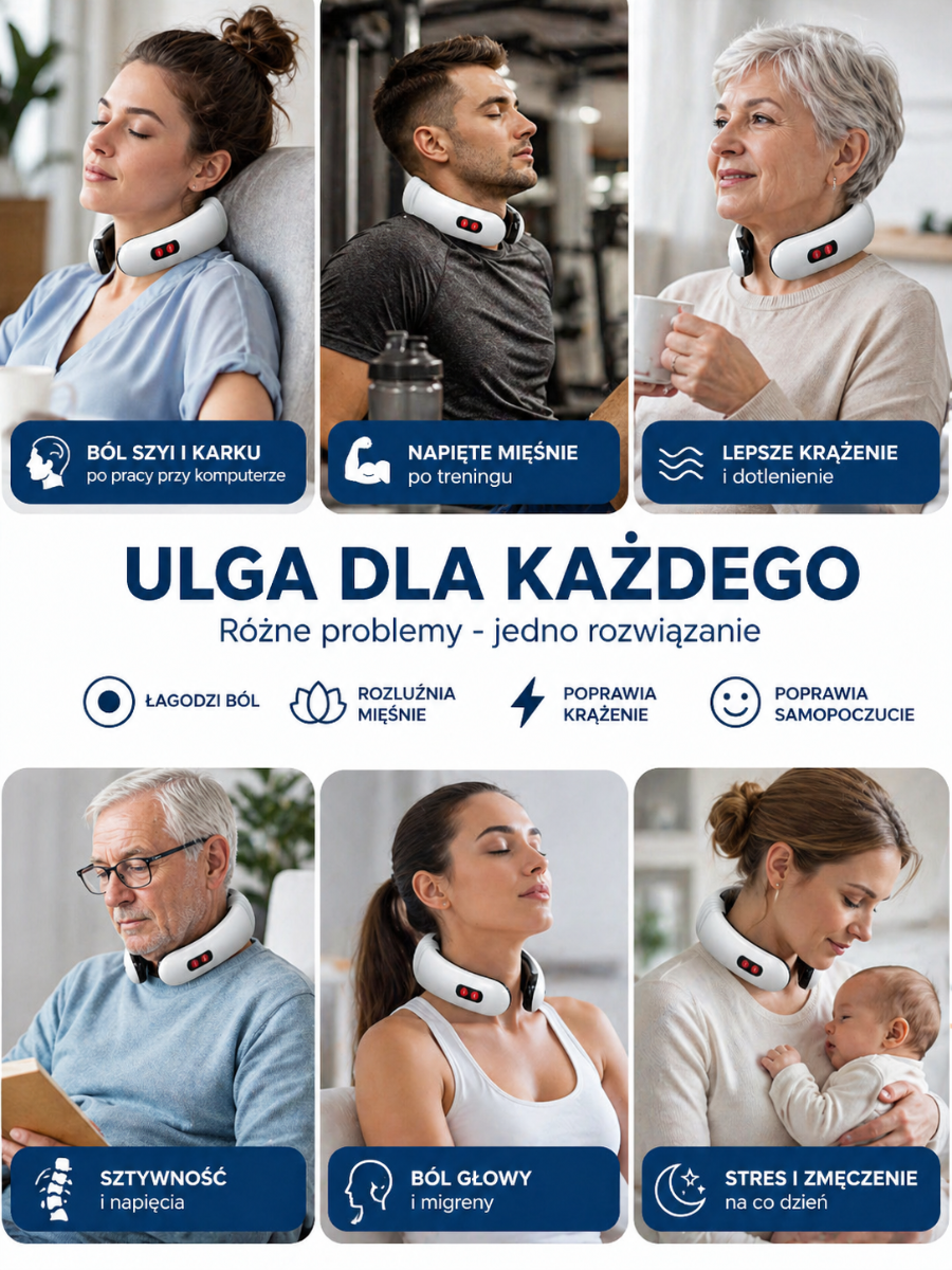 Velixa™ – masażer szyi i karku 6w1