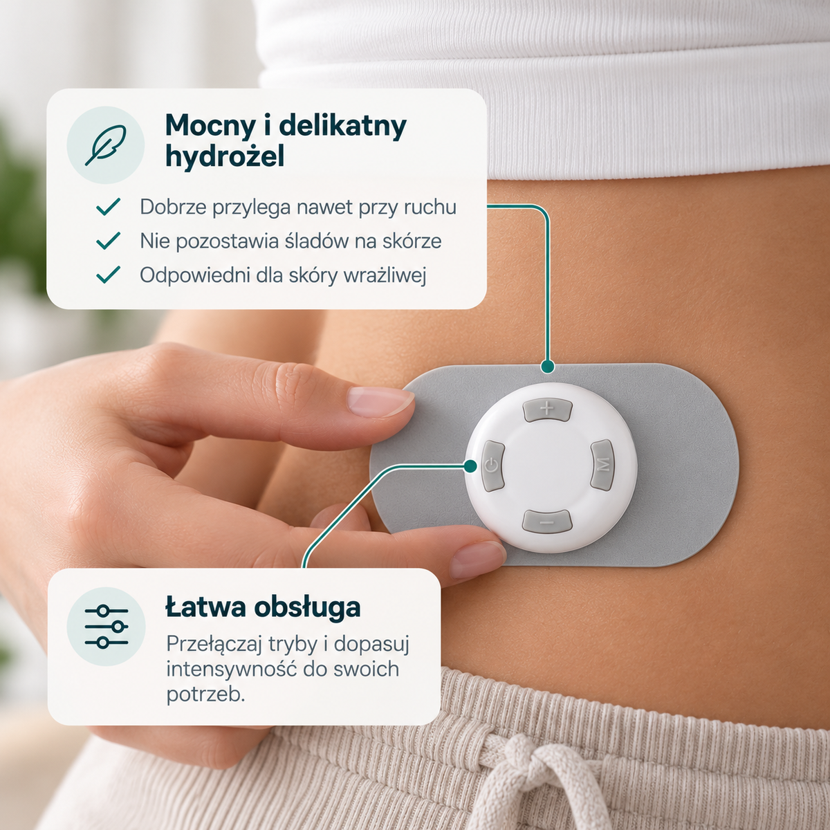 Relivo™ – Bezprzewodowy Masażer Impulsowy EMS + TENS