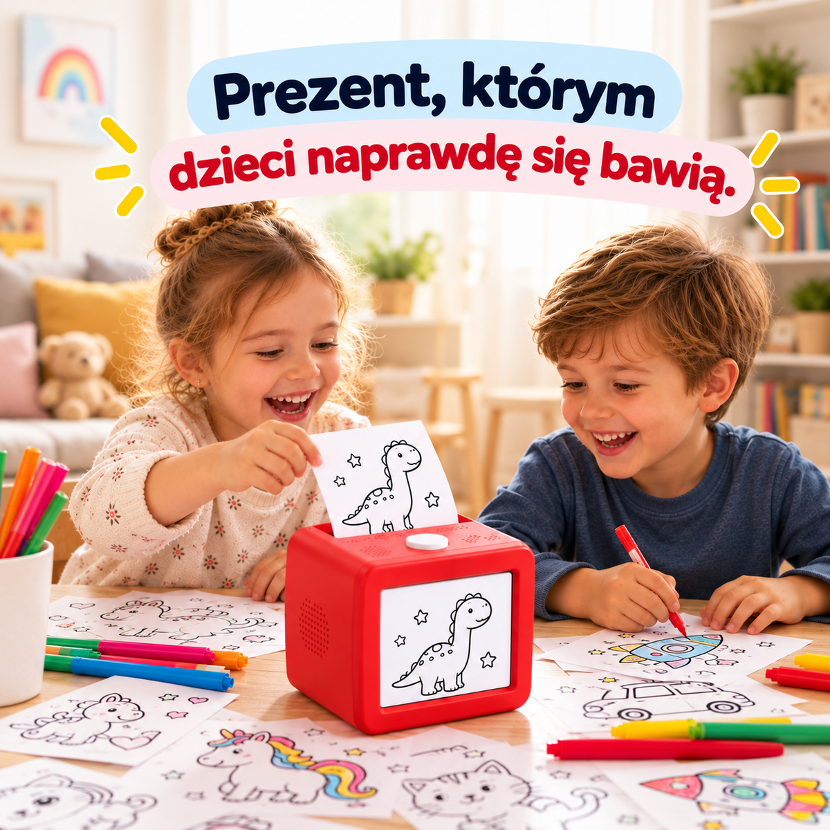 Magiczna drukarka AI dla dzieci MagicBox™