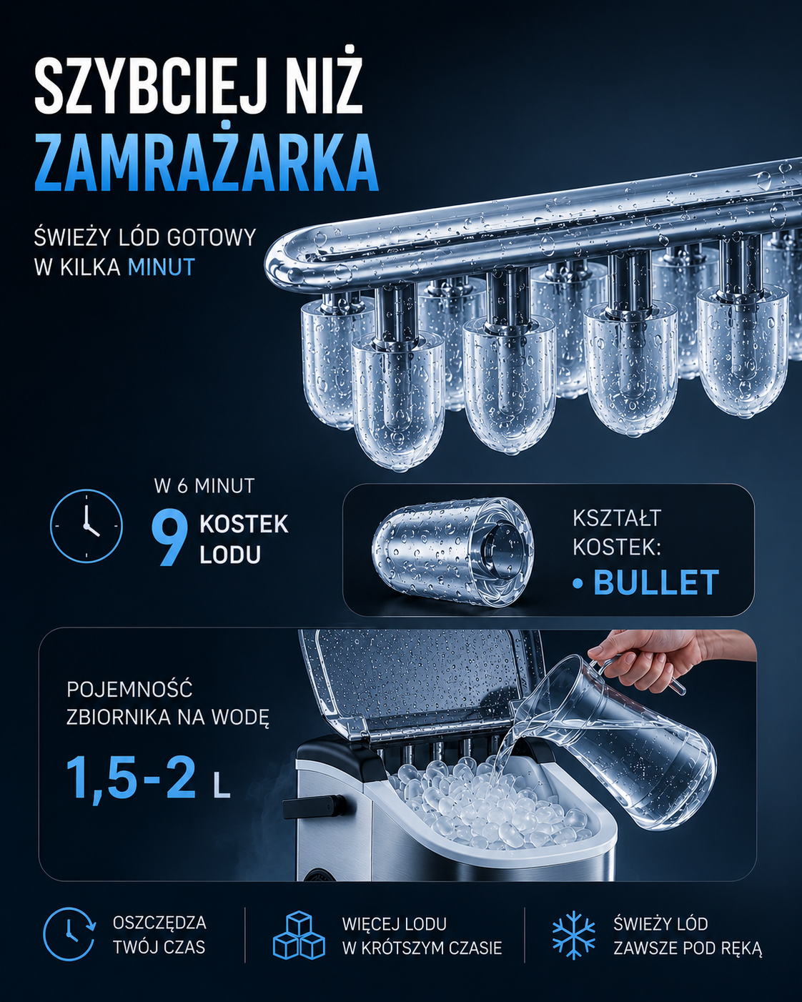 Automatyczna kostkarka do lodu Nordis™