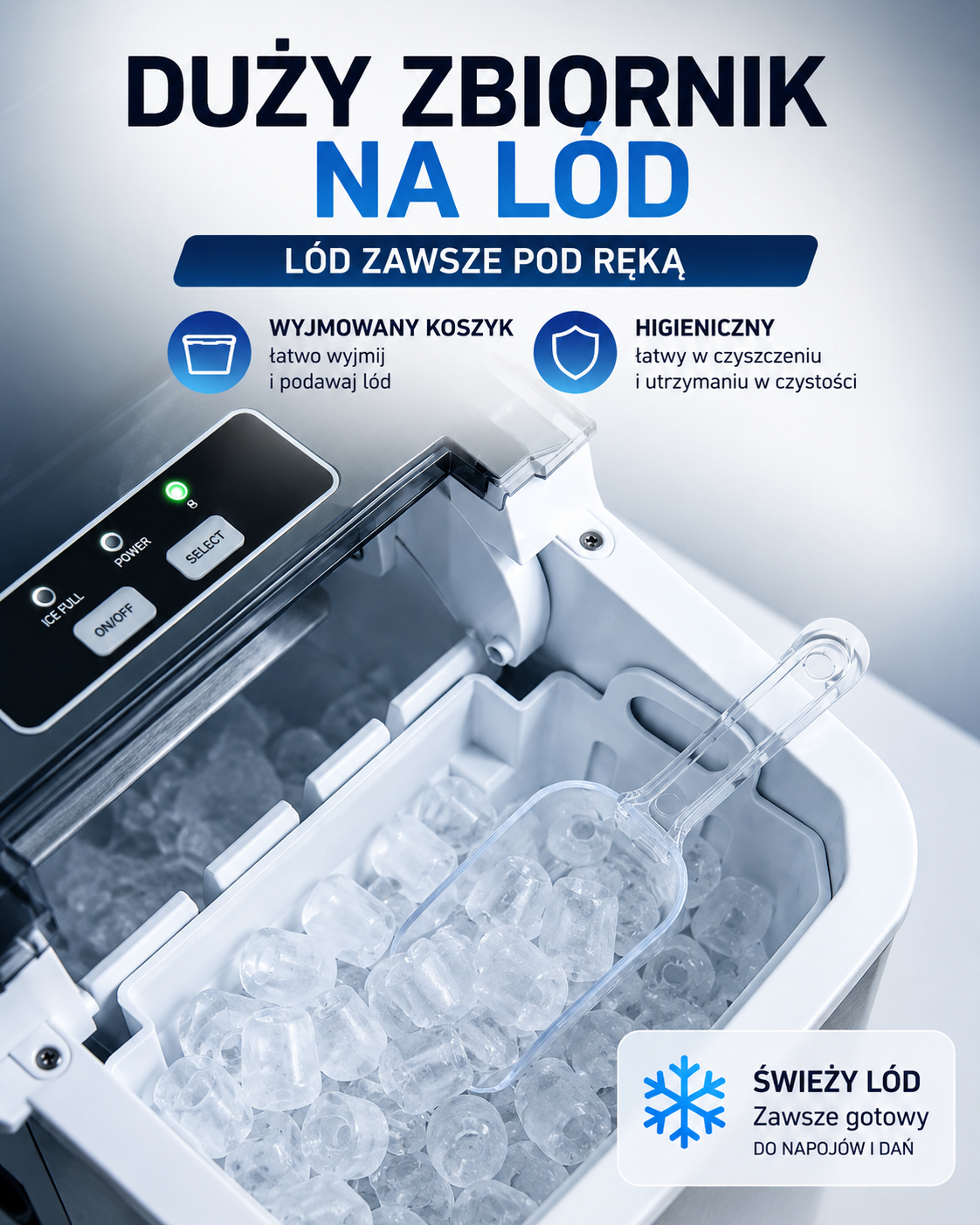 Automatyczna kostkarka do lodu Nordis™