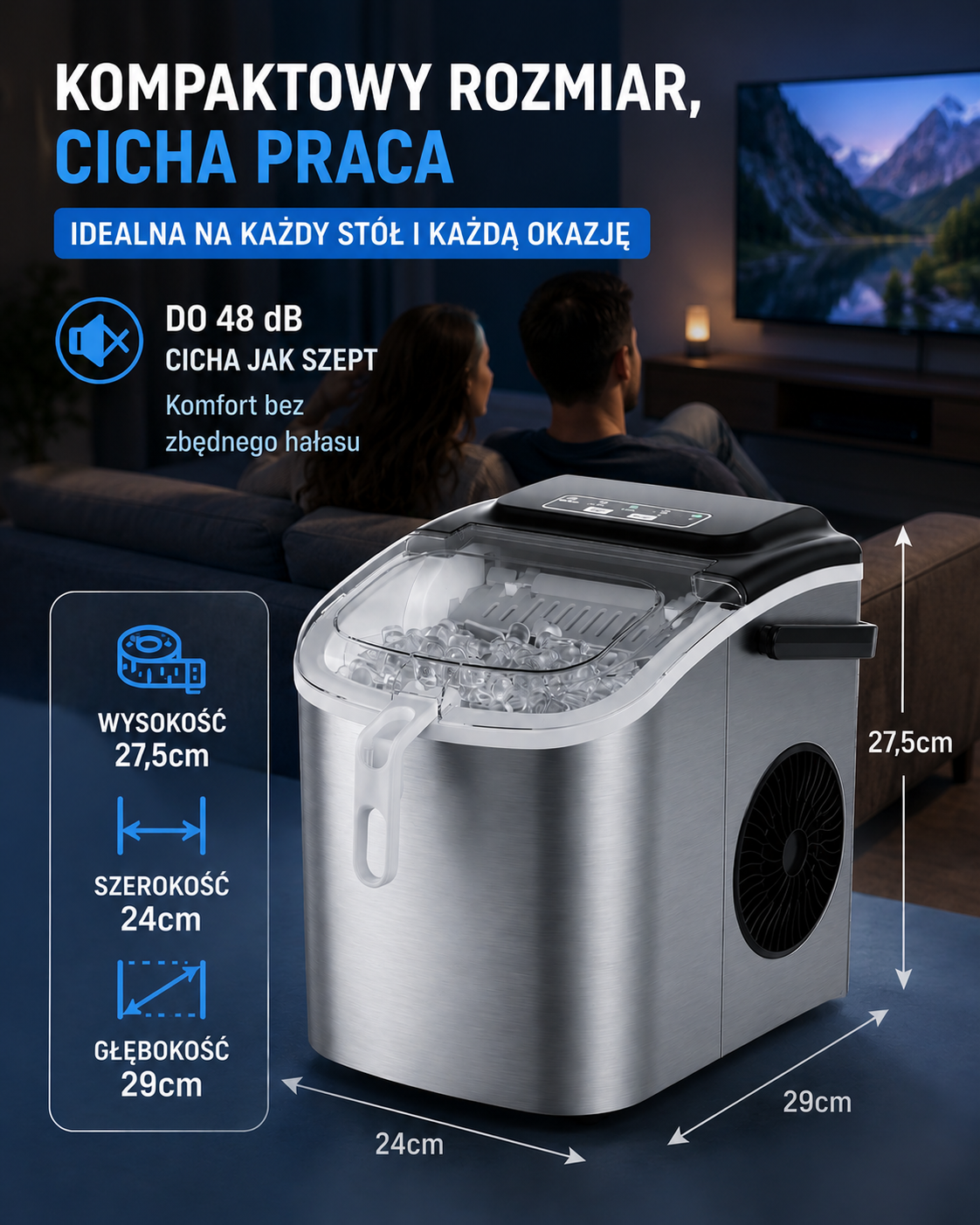 Automatyczna kostkarka do lodu Nordis™
