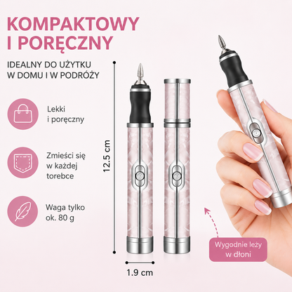 Bezprzewodowa Frezarka do Paznokci Manicure