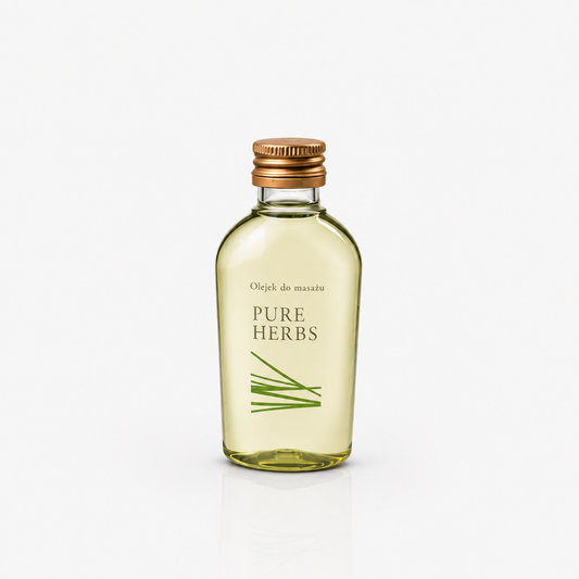 Olejek do masażu na dobry sen Pure Herbs z witaminą E