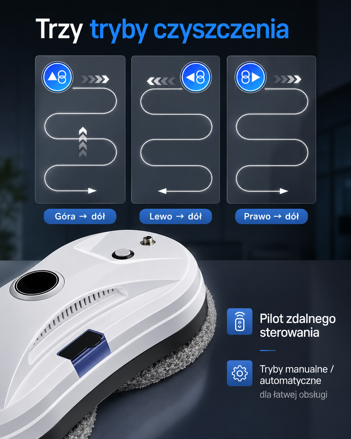 Robot do mycia okien CleanBot™