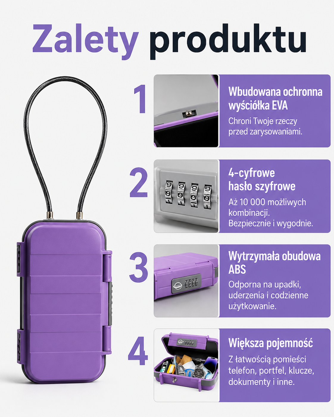 Sejf podróżny EasyLock™