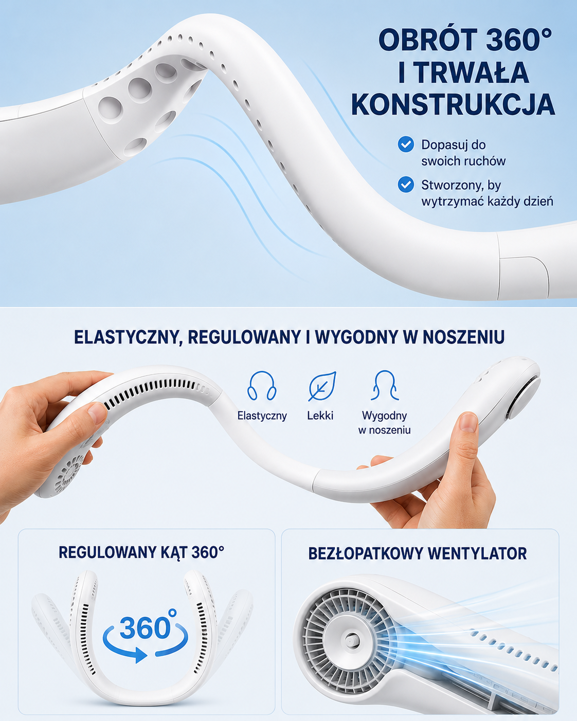 Wentylator na szyję AirFlow™