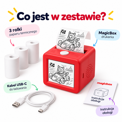 Magiczna drukarka AI dla dzieci MagicBox™