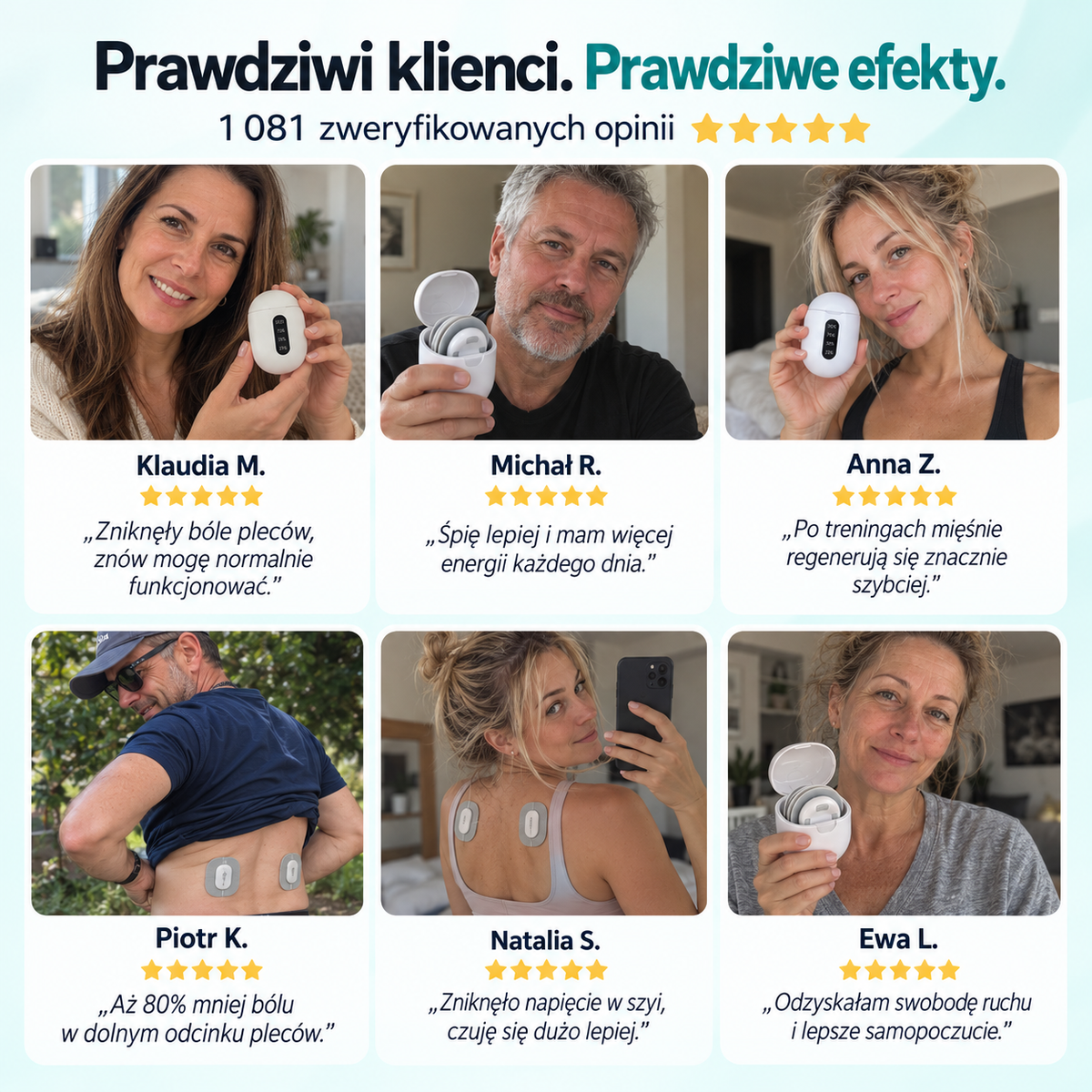 Relivo™ – Bezprzewodowy Masażer Impulsowy EMS + TENS