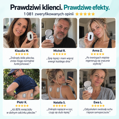 Relivo™ – Bezprzewodowy Masażer Impulsowy EMS + TENS