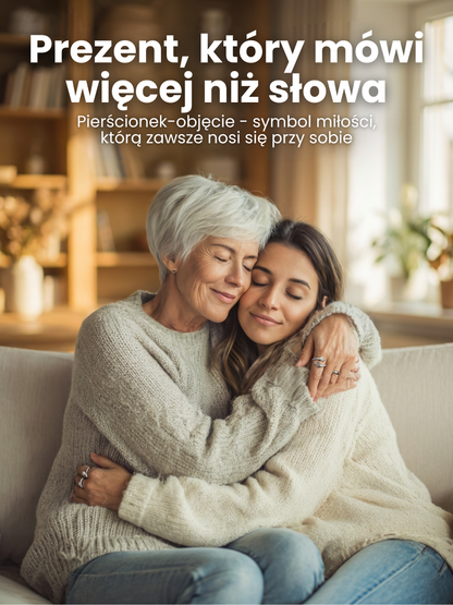 Pierścionek srebrny WarmHug™