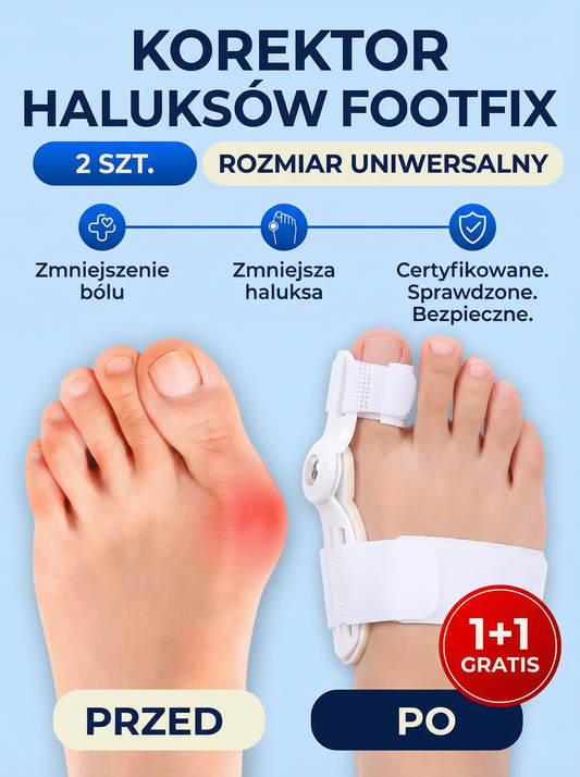 Korektor haluksów z regulacją FootFix™