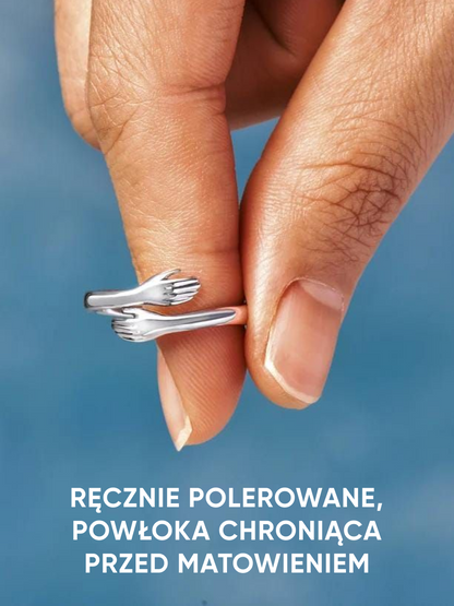 Pierścionek srebrny WarmHug™